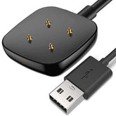 Muvit Watch charger Magnetic USB Charging Dock Portable For Fitbit Sense and Versa 3 smartwatch- Black